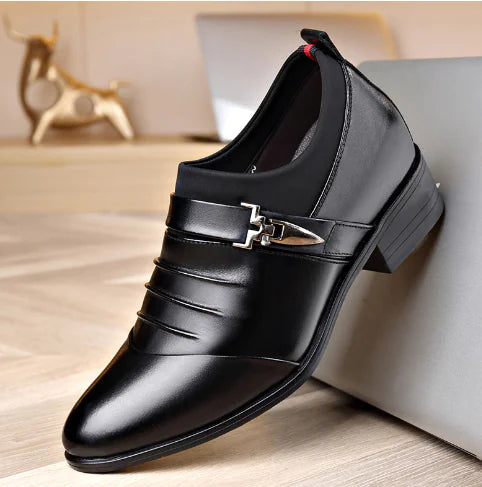 Men's Large Size Leather Formal Business Casual Shoes