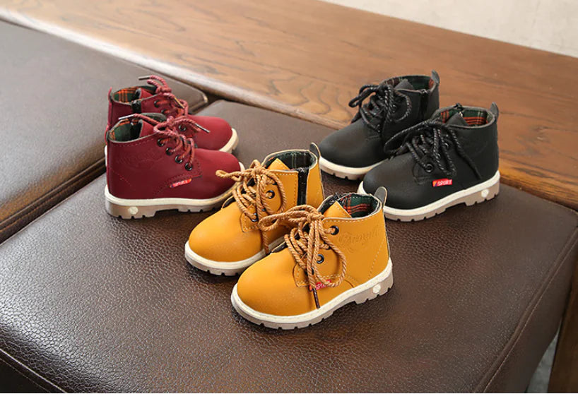 Children's Plush Short Martin Boots