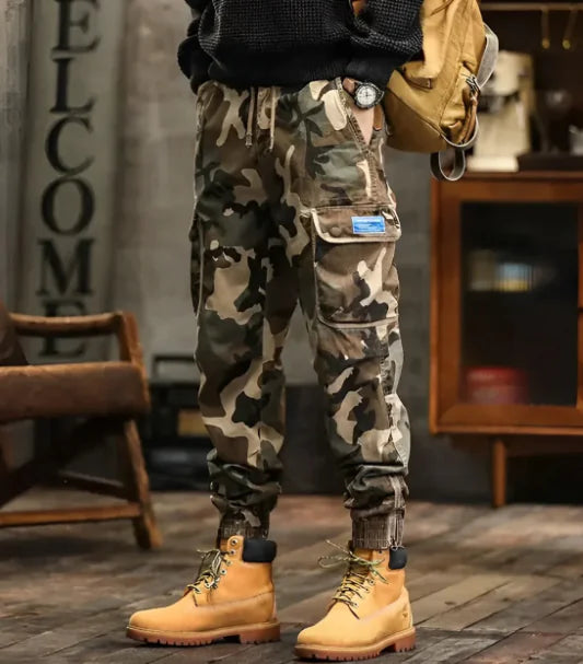 Casual Retro Cargo Pants for Men and Women (One Piece)