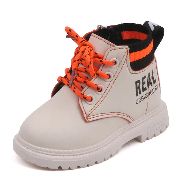 Children's Fashion Cotton Boots with Side Zipper