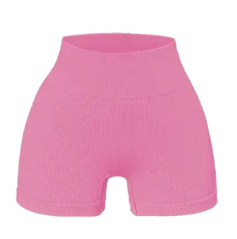 Seamless High Waist Yoga Shorts for Women (One Piece)