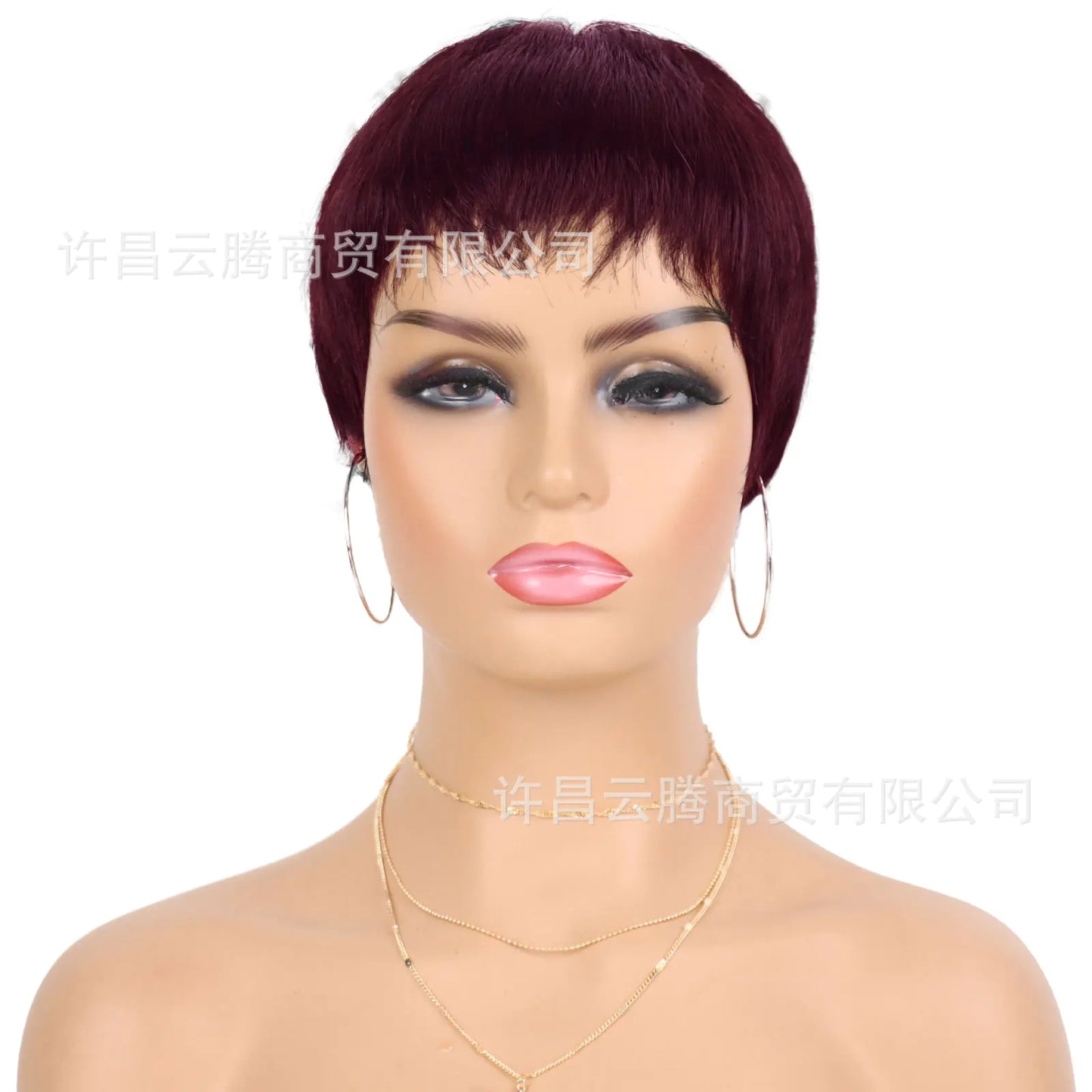 Pixie Human Hair Wig - 100% Remy Hair for Women