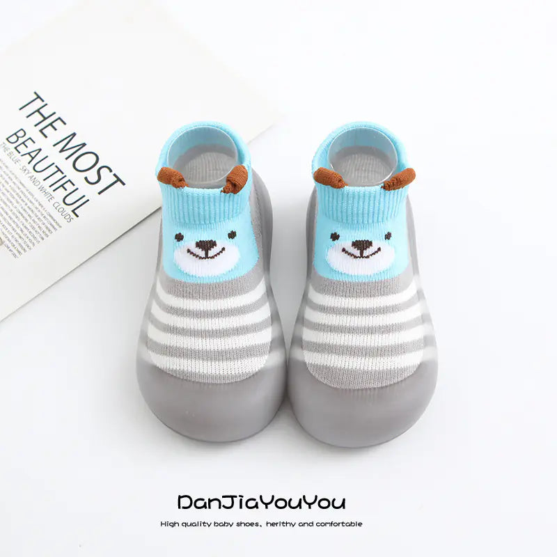 Spring Baby Socks and Cartoon Non-Slip Shoes Wholesale
