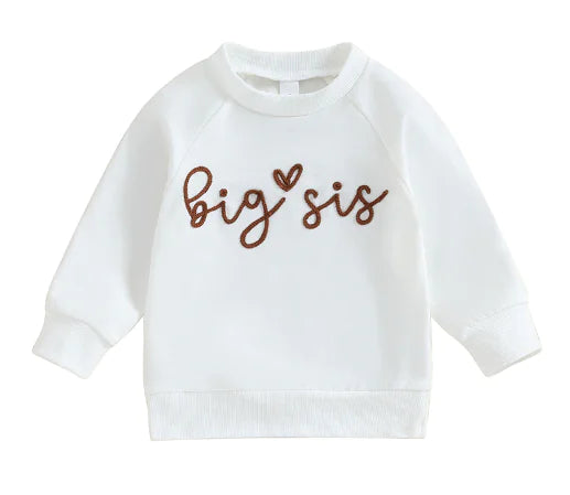 Sister Matching Romper Outfits with Letter Print (0-18M)