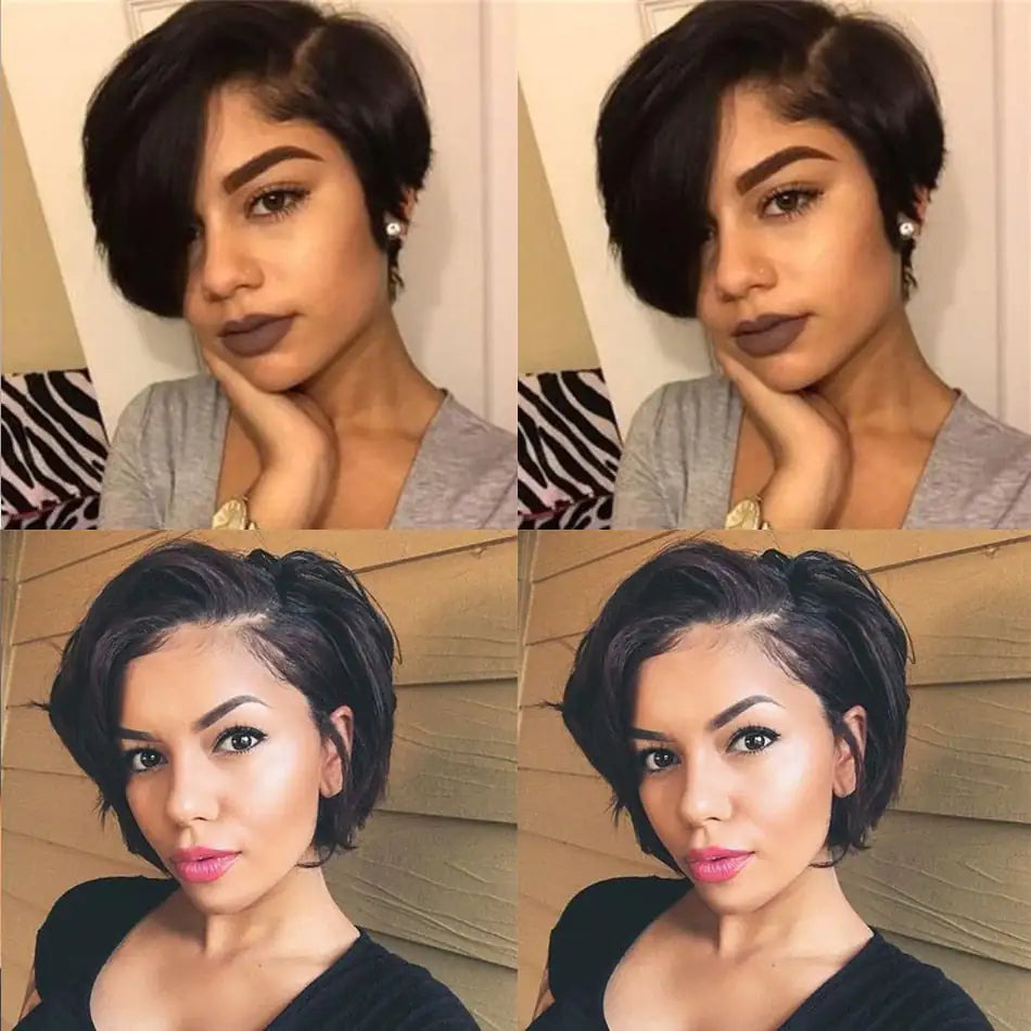 European American Short Curly Wig for Ladies