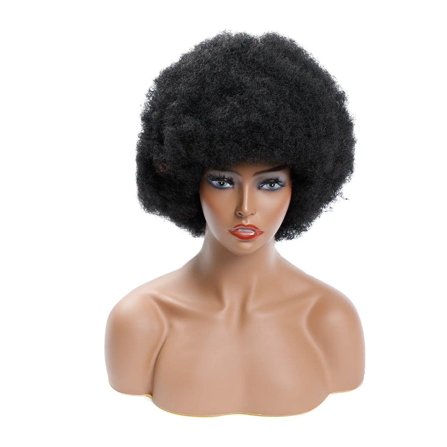Microwave Short Curly Fluffy Wig Headgear