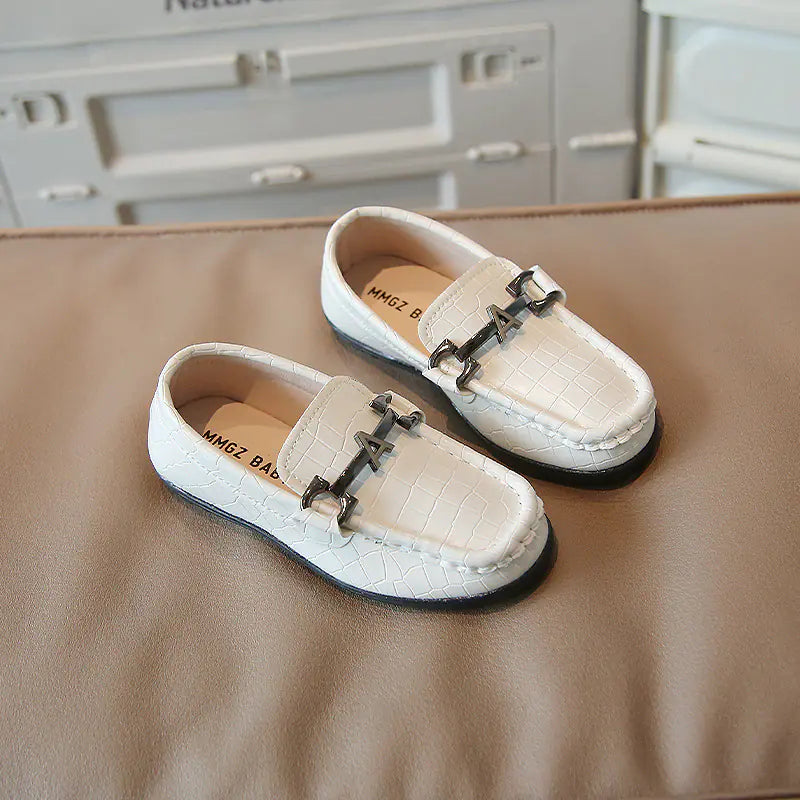 Boys' Leather British Style Retro Performance Shoes