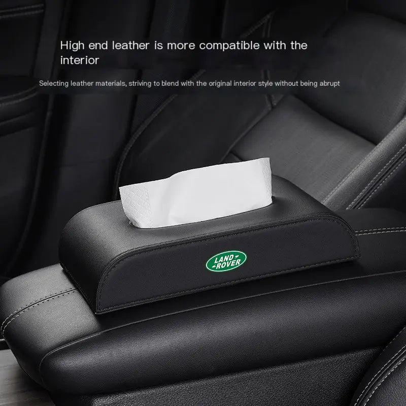 Creative Car Tissue Box with Premium Leather Design