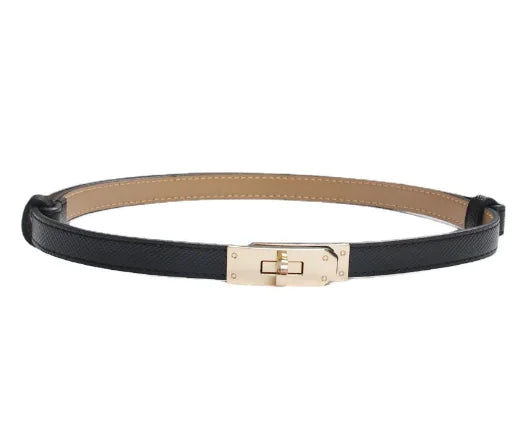H 2019 New Kelly Leather Slim Belt for Women