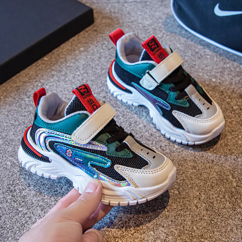 Breathable Mesh Boys Running Shoes - Fashionable Style