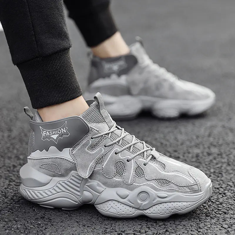 Versatile Casual Elevation Sneakers for Students
