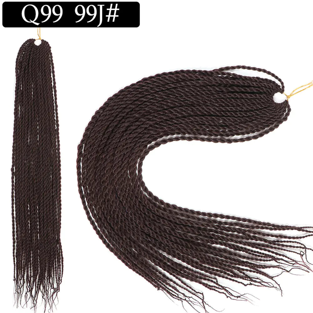 African Twist Braid Synthetic Hair Wig for Wholesale