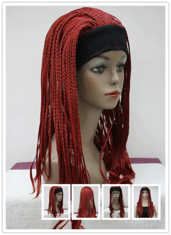 African Braid Gradient Wig for Women - Hip Hop Style