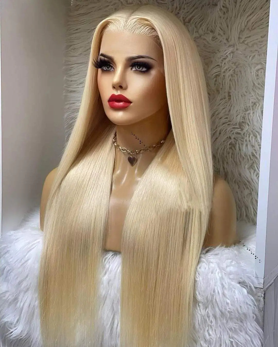 Hand-Woven Lace Wig 13x6 High-Temperature Fiber Long