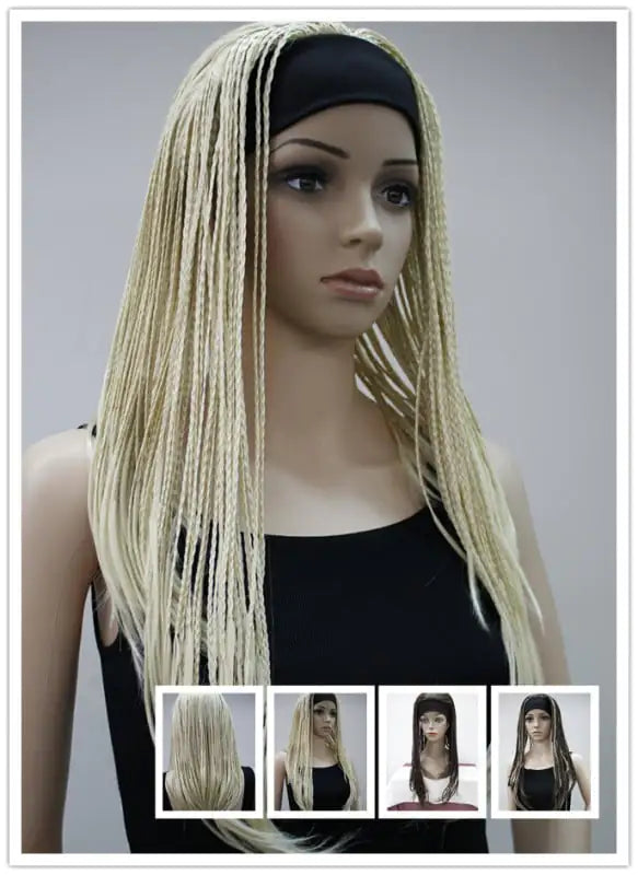 African Braid Gradient Wig for Women - Hip Hop Style