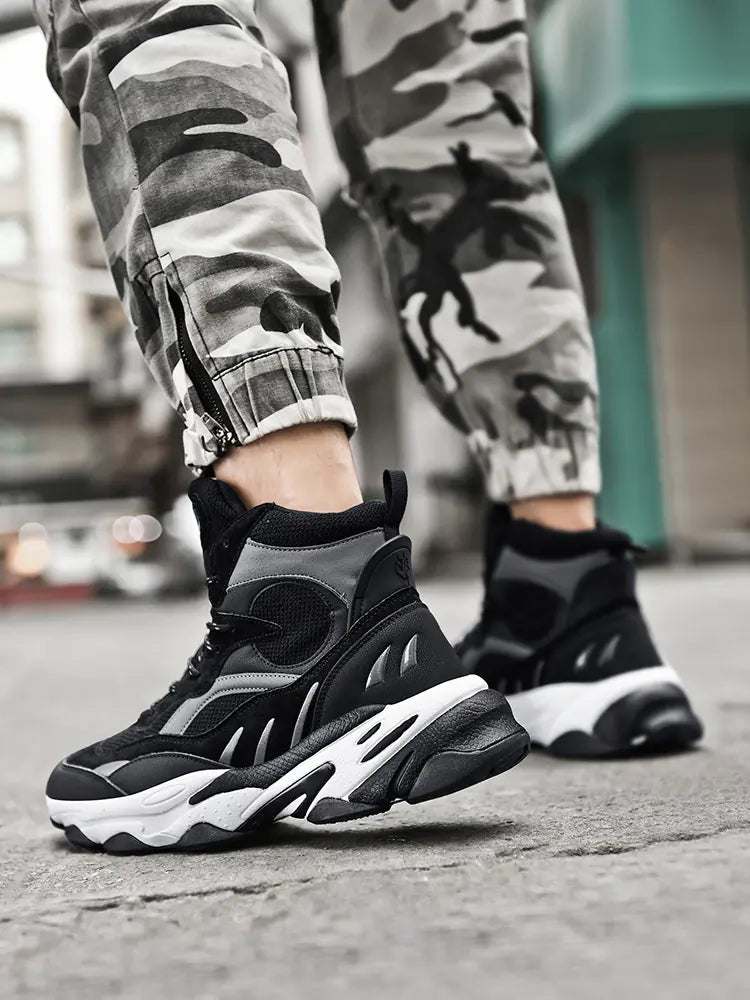 Men's Warm Winter Sneakers - Versatile Dad Shoes