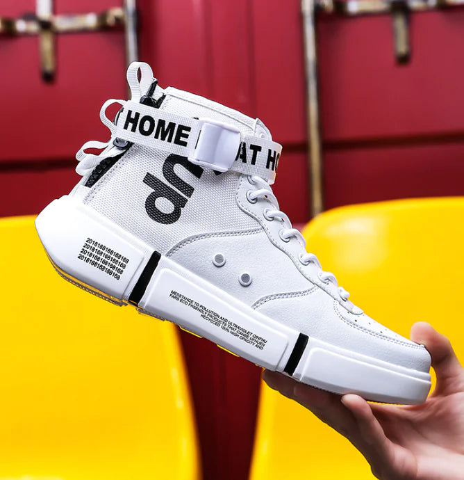 Men's High-Top Sneakers Casual Sports Shoes Trendy