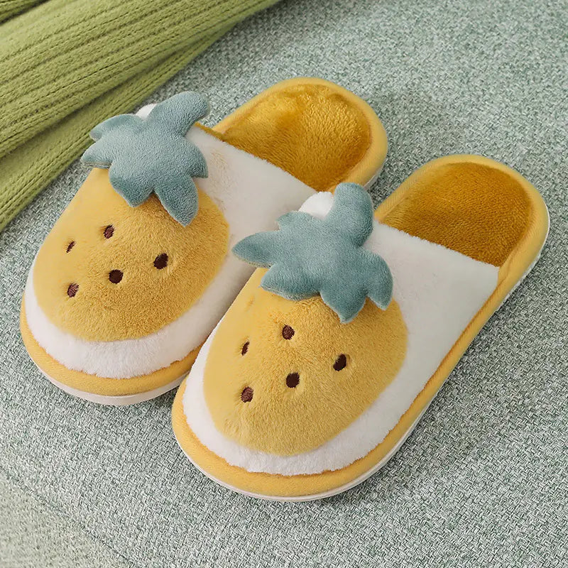 Children's Cartoon Cotton Slippers for All Ages