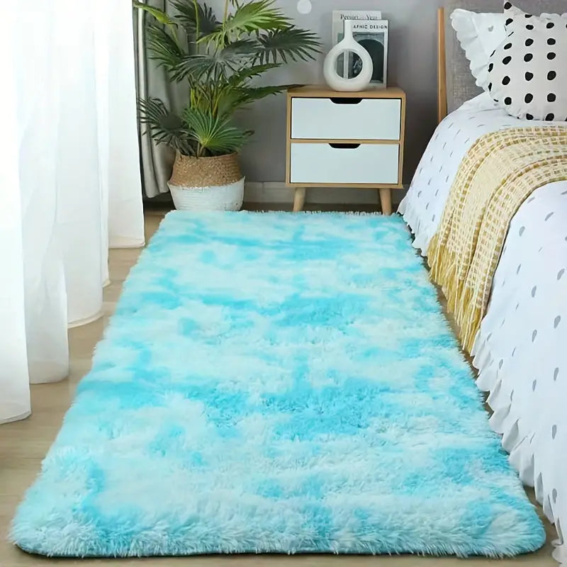 Fluffy Shaggy Area Rug for Living Room (Various Sizes)