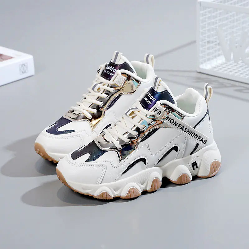 Women's High-Top Velvet Sports Shoes for Cold Weather