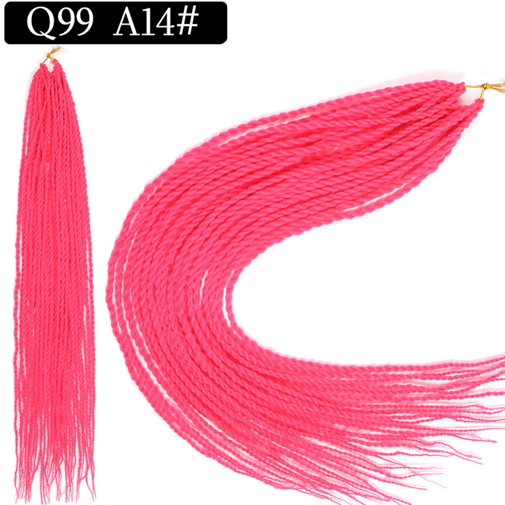 African Twist Braid Synthetic Hair Wig for Wholesale