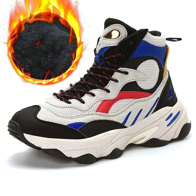 Men's Warm Winter Sneakers - Versatile Dad Shoes