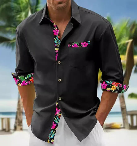 Vibrant Floral Shirt for Men (One Piece)