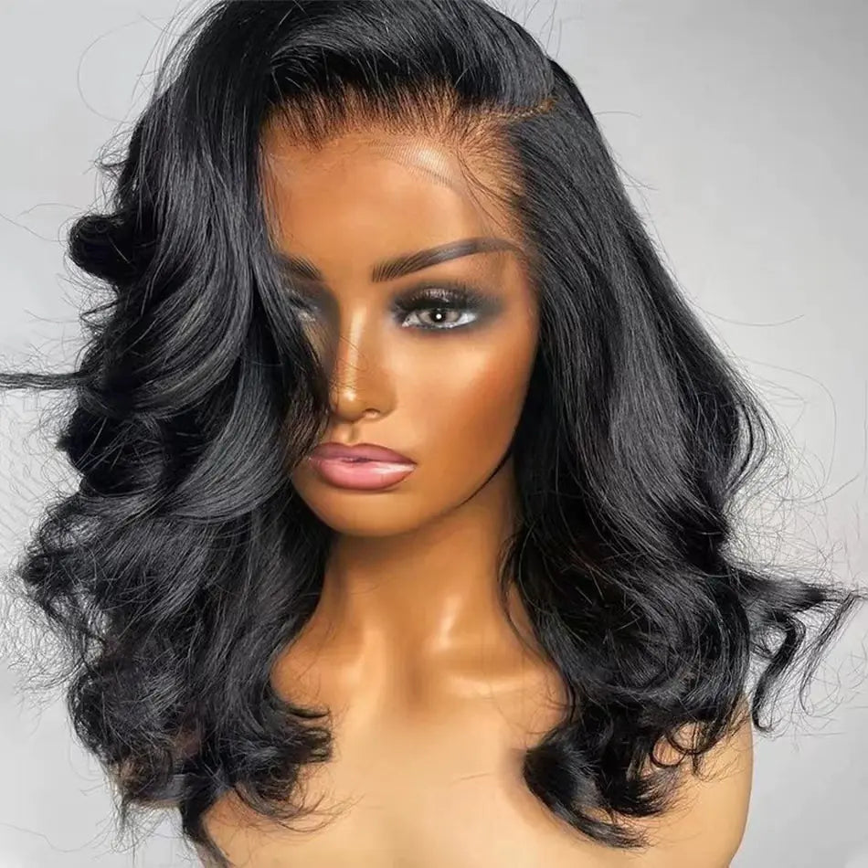 Front Lace Curly Hair African Wig - Long Curly Style