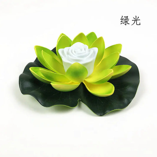 LED Lotus Flower Lamp for Water Decoration with Battery