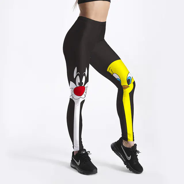 Ladies' Printed Fitness Leggings