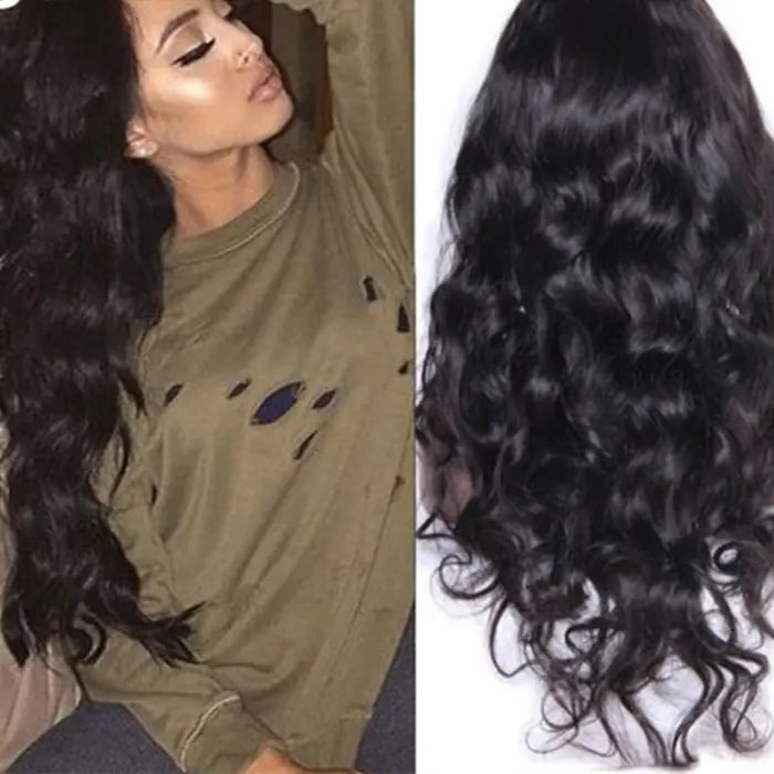 Synthetic Long Curly Wig with Lace Front for Women