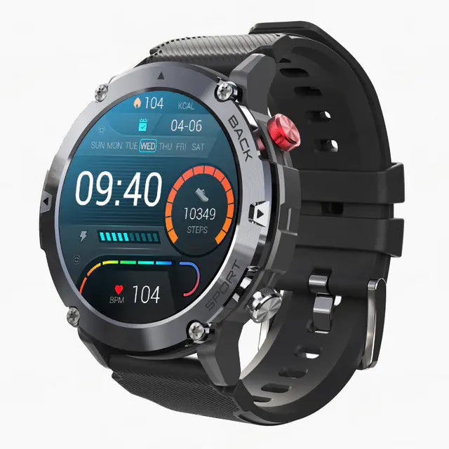 C21 Smartwatch with Bluetooth, Waterproof, Heart Rate Monitor