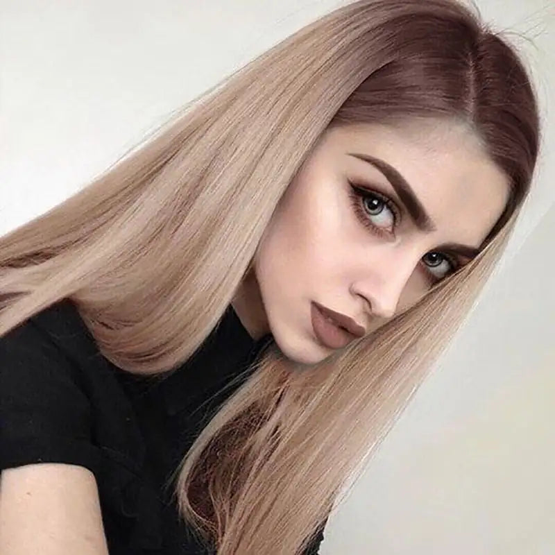 European American Long Straight Hair Wigs for Women