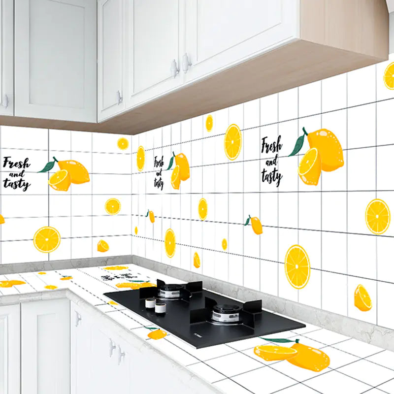 Self-Adhesive Waterproof Kitchen Oil-Resistant Stickers