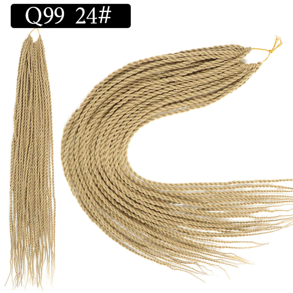 African Twist Braid Synthetic Hair Wig for Wholesale