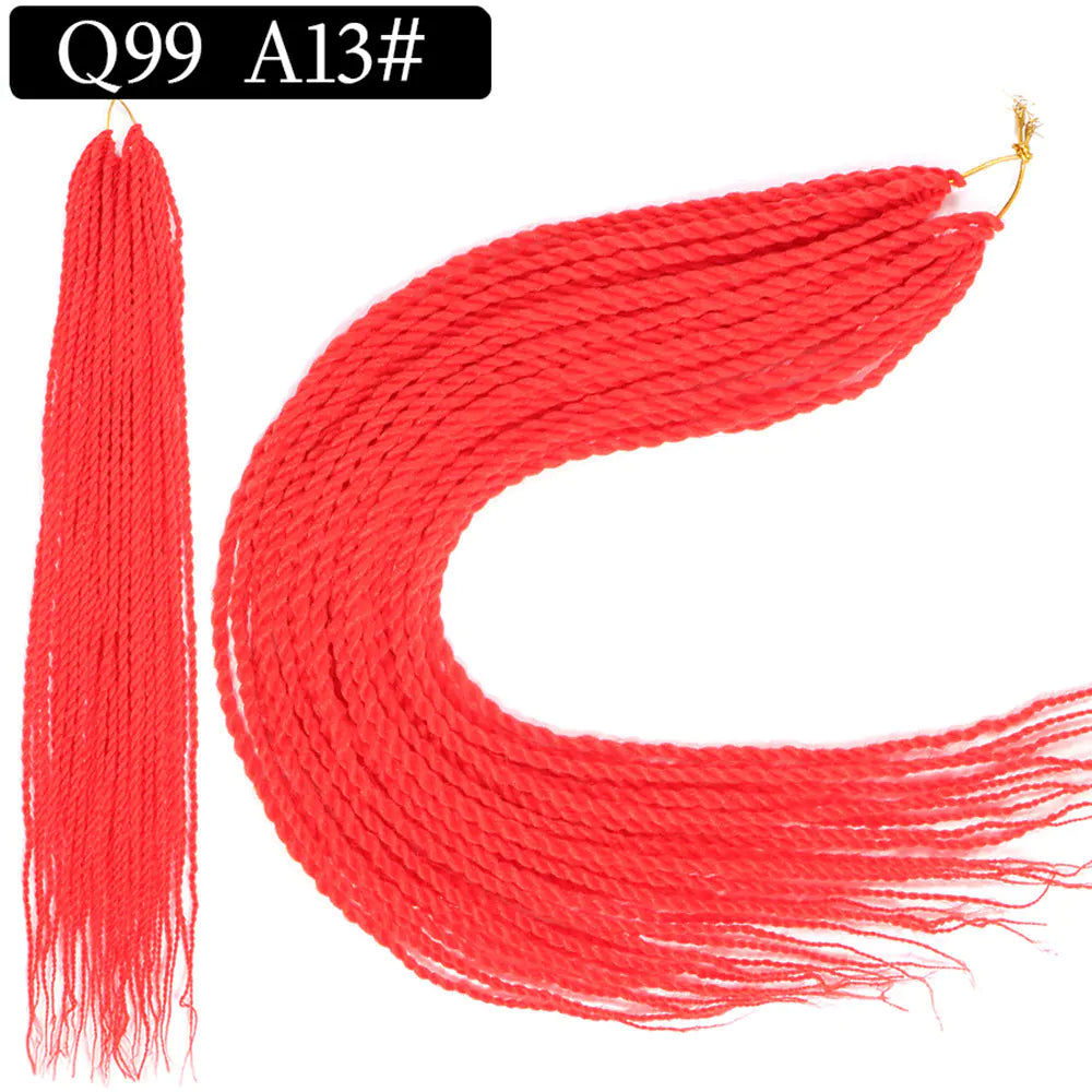 African Twist Braid Synthetic Hair Wig for Wholesale