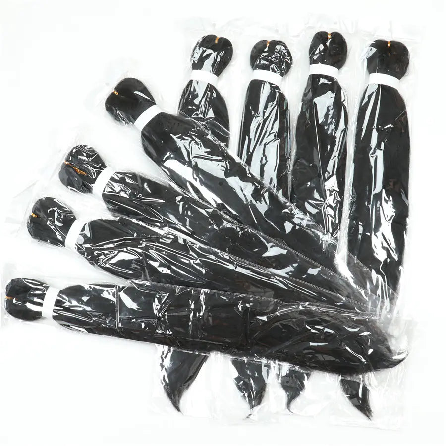 EZ Colorful Braided African Synthetic Hair Wig 26"