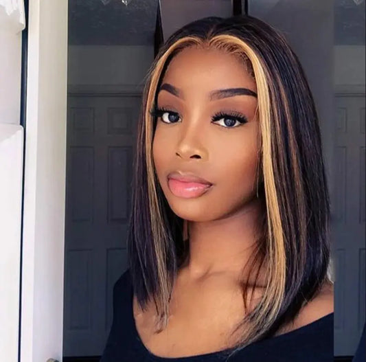 Explosion Style Front Lace Straight Human Hair Wig