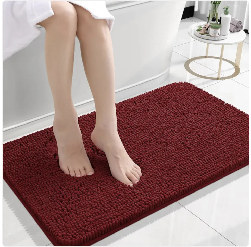 Long Chenille Absorbent Non-Slip Floor Mat