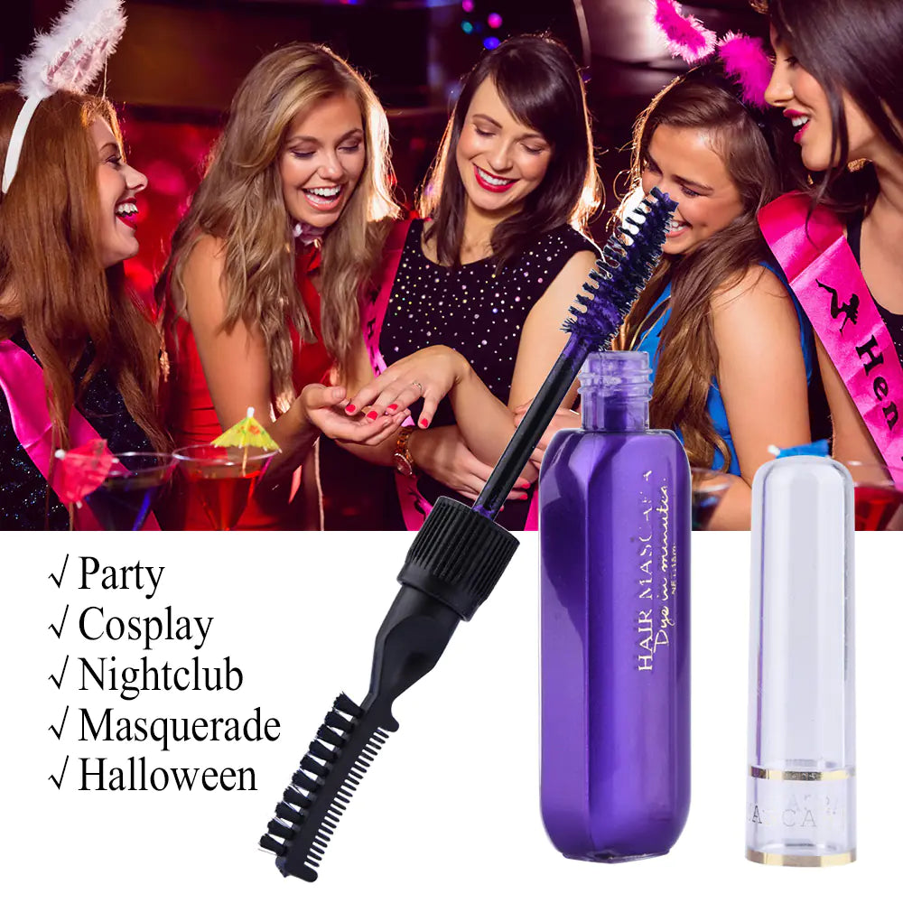 OHICO Colorful Disposable Hair Dye Spray & Crayon