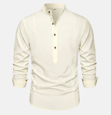 Jim - Venice Linen Blouse for Men (One Piece)