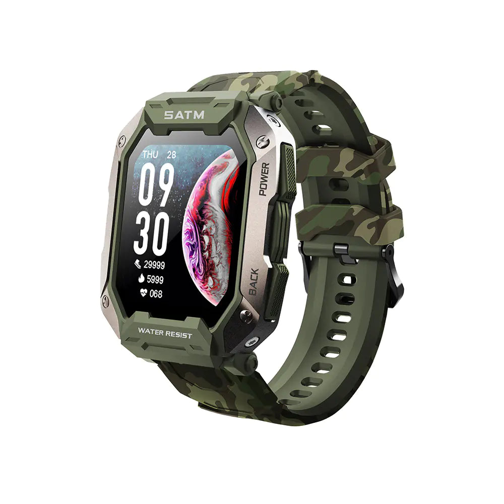 C20 Smart Watch with Bluetooth, Heart Rate, and Alerts
