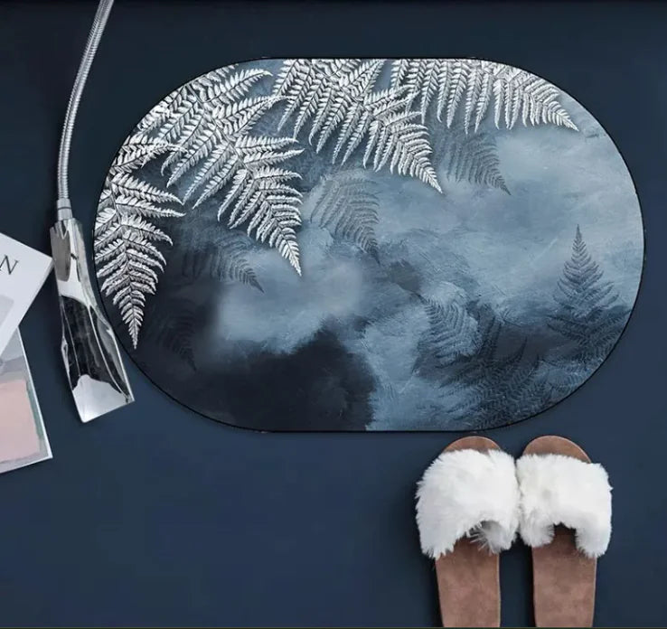 Absorbent Diatom Ooze Bath Mat