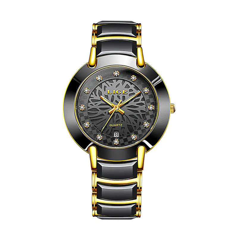 Imported Movement Ceramic Watch for Couples