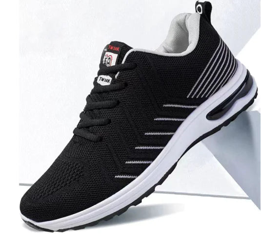 Men's Casual Thick-Soled Breathable Flyknit Sneakers