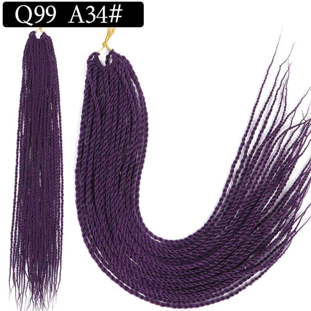 African Twist Braid Synthetic Hair Wig for Wholesale