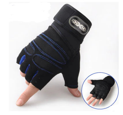 Men's Tactical Half-Finger Weightlifting Gloves