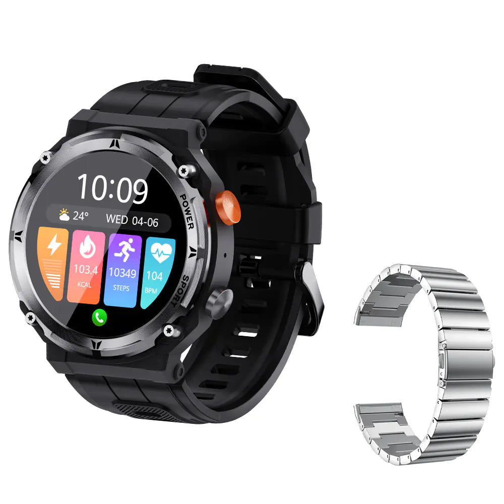 C21 Pro Smartwatch Outdoor Bluetooth Call Heart Rate Monitor