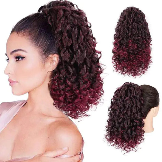 Curly Stretch Mesh Hair Bag for Wigs