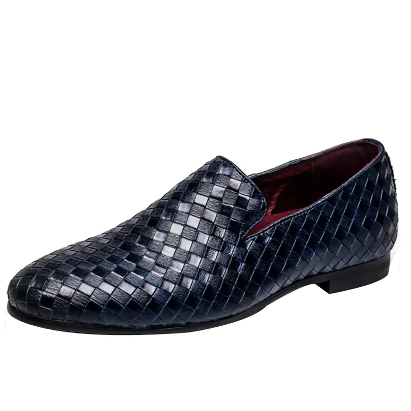 Men's Spring Casual Weave Loafers - British Style